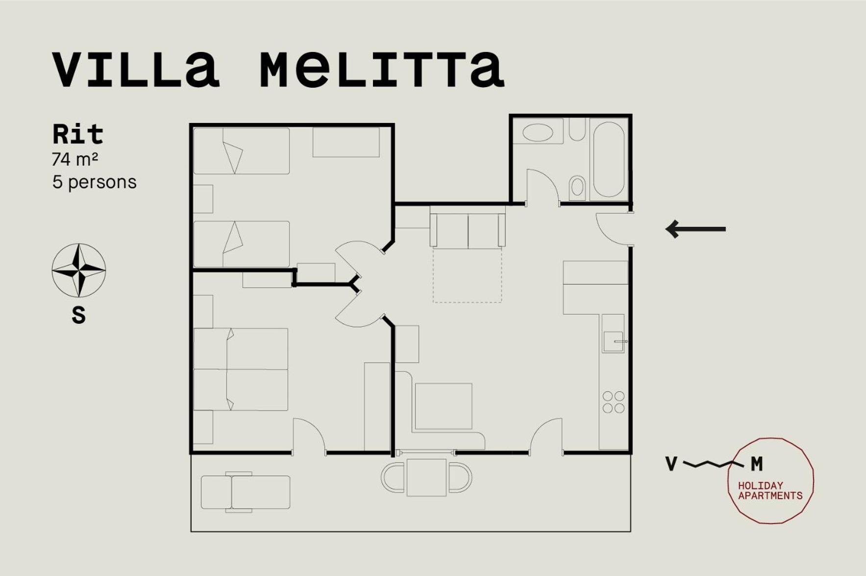 Villa Melitta San Vigilio Di Marebbe Pokoj fotografie